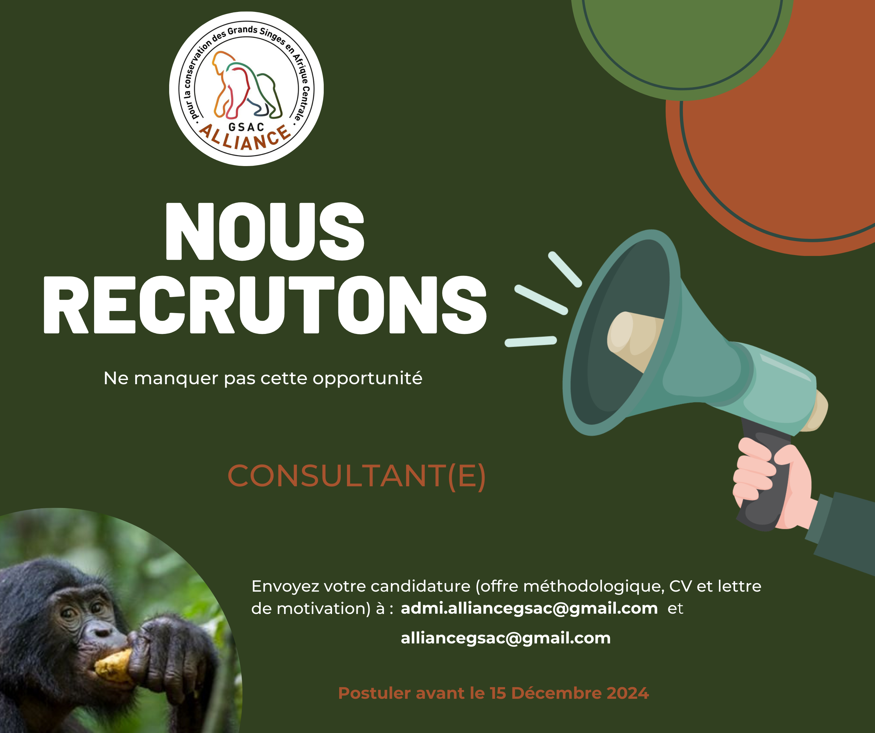 L’Alliance GSAC recrute un.e consultant.e pour mesurer l’impact de la conservation communautaire